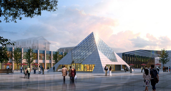 都江堰金字塔网架